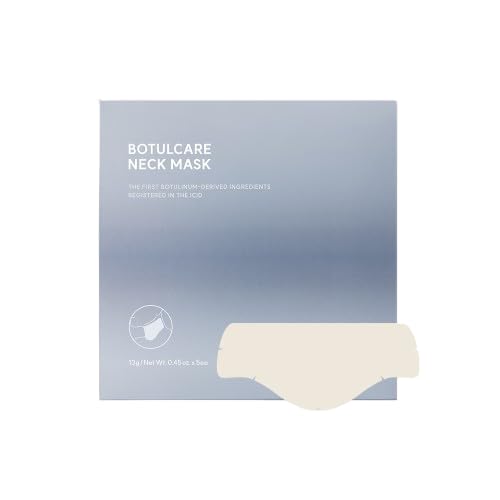 AROCELL Botulcare Neck Mask – 5 Hydrogel Neck Patches with Botulinum Peptide, Collagen & PDRN for Moisturizing, Hydrating, Elasticity Boosting, Firming & Comfortable Fit Korean Skincare