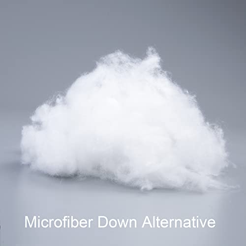 NTBAY 2 Pack Cotton Down Alternative 13x18 Pillows, Machine Washable - Soft and Breathable Travel Small Pillows for Sleeping, Ideal for Daycare, Crib, Cot