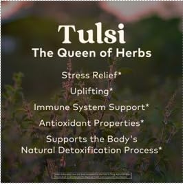 ORGANIC INDIA Tulsi Sleep Herbal Tea - Holy Basil, Ashwagandha, Chamomile, Night Time Tea for Bedtime, Stress Relieving & Relaxing, Immune Support, USDA Certified Organic - 18 Infusion Bags, 1 Pack