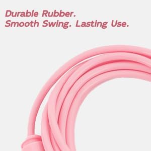 Jump Rope with silicone handle,Tangle-Free Jump Rope with Dual Bearing System,Ultra-Smooth for Fitness & Training