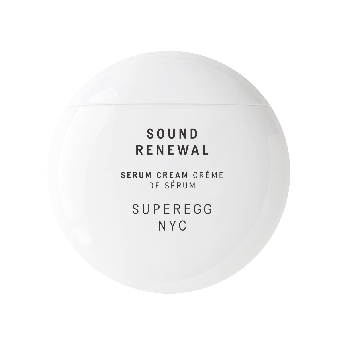 SUPEREGG Sound Renewal Serum Cream: For a fresh, luminous complexion. Nourishing serum cream with Panthenol and EGCG. 60 ML / 2 FL OZ