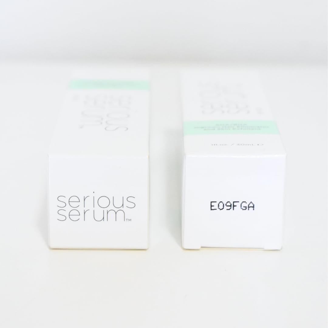 Serious Serum Exfoliating Ingrown Hair Serum – Glycolic, Lactic & Salicylic Acid Formula for Smooth Skin – Razor Bumps, Ingrown Hairs & Razor Burn – Hydrating Formula for Post-Shave & Waxing Care