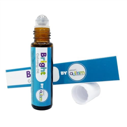 Bright Calming Oil by Bright Autism - Essential Kids Oil for Stress Relief - Natural Sleep Aid, Gentle Organic Blend Roll-On 10ml - Great Addition to Your Kids Sleep Routine.