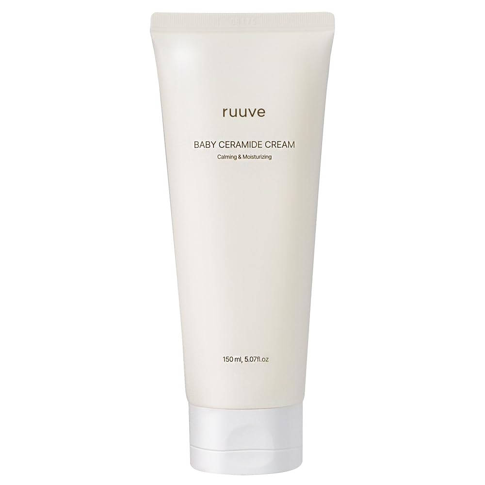 ruuve Ceramide Intense Moisture Cream – Deep Hydration Cream, Fragrance Free, Non-Greasy, Improves Moisture up to 2.5mm in One Use, Dermatologically Tested, Korean Skin care, 5.07 Fl oz