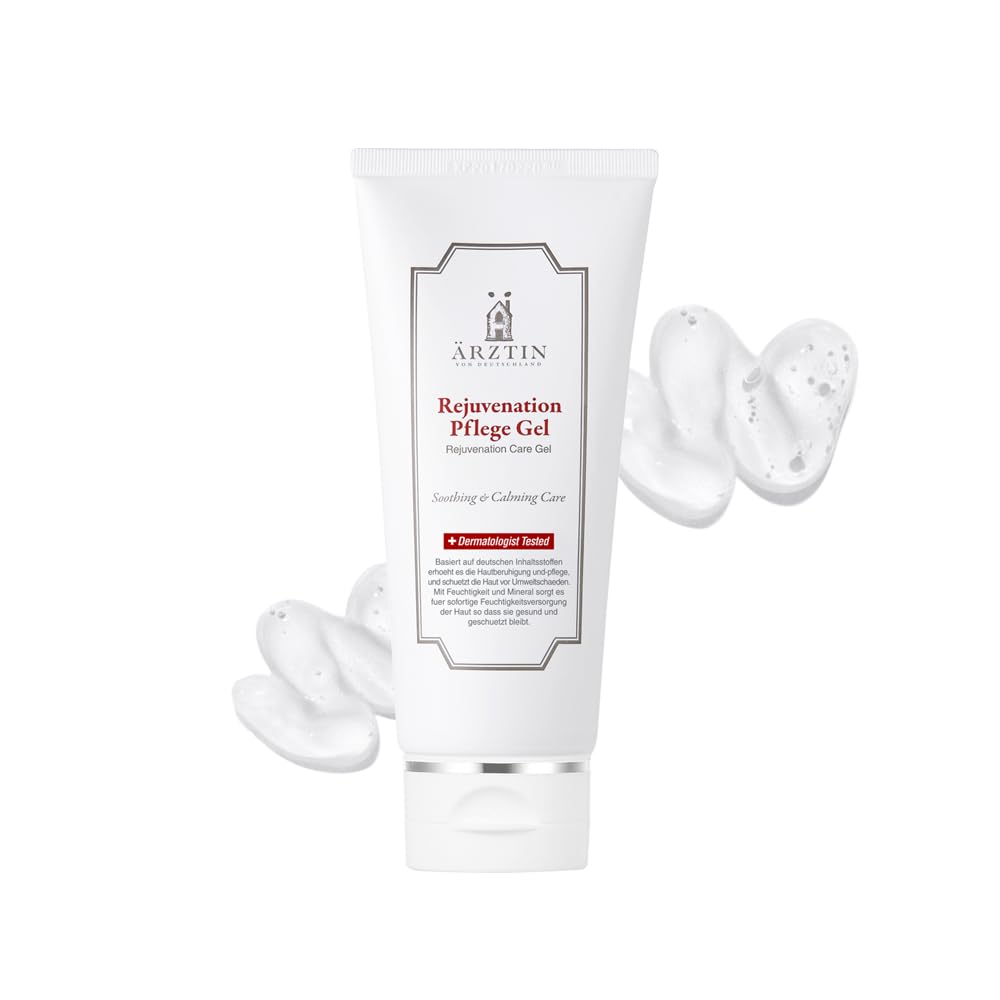 ARZTIN Rejuvenation Pflege Gel, Moisturizing Smoothing Cooling Gel Essence, Soothing Refreshing Non-Sticky Gel, Soothing and Hydrating Aloe Vera for Dry & Sensitive Skin
