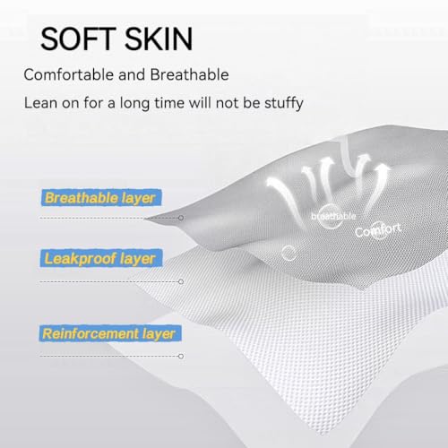 Inflatable Lumbar Support Pillow for Travel Seat and Office Chair, Back Support Pillow for Airplane Travel and Car, Lumbar Pillow for Lower Back Pain Relief and Improve Posture, Easy to Carry - Grey