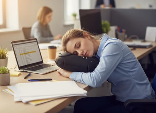 3BirdsHike 2 Pack Inflatable Camping Pillow – Ultralight Travel & Beach Air Pillow for Neck & Lumbar Support, Press-to-Inflate Design, Compact for Hiking, Backpacking & Outdoor Adventures – Black