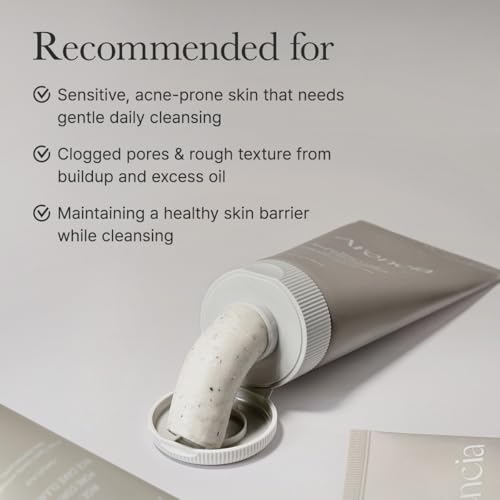 ARENCIA Rice + LHA Pore Control Rice Cake Cleanser with Salicylic Acid - Deep Cleansing, Gentel Exfoliation, All skin types, 5.29 oz