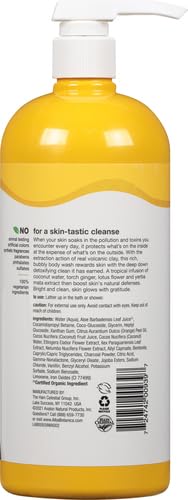 Alba Botanica Hawaiian Detox Body Wash, Anti-Pollution Volcanic Clay, 32 Oz