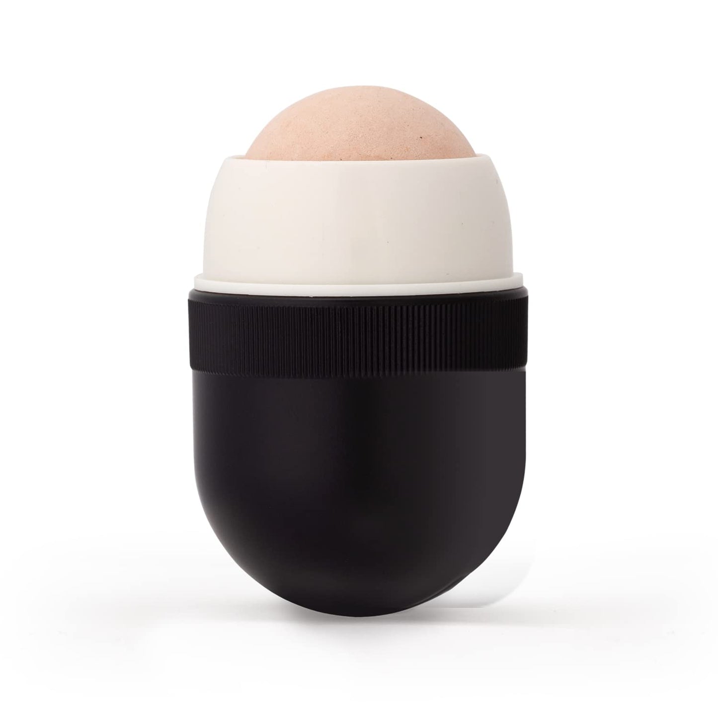 Korean Beauty Oil-Absorbing Volcanic Face Roller, Portable and Reusable Skincare Tool for Oily Skin, Shine Control, Oil Absorber tool for Face (Black)