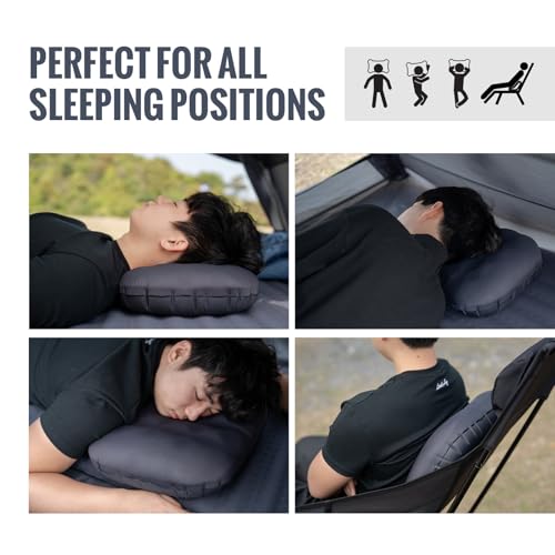 OneTigris Airdream Camping Pillow Ultralight Inflatable Compact for Travel Backpacking Hiking