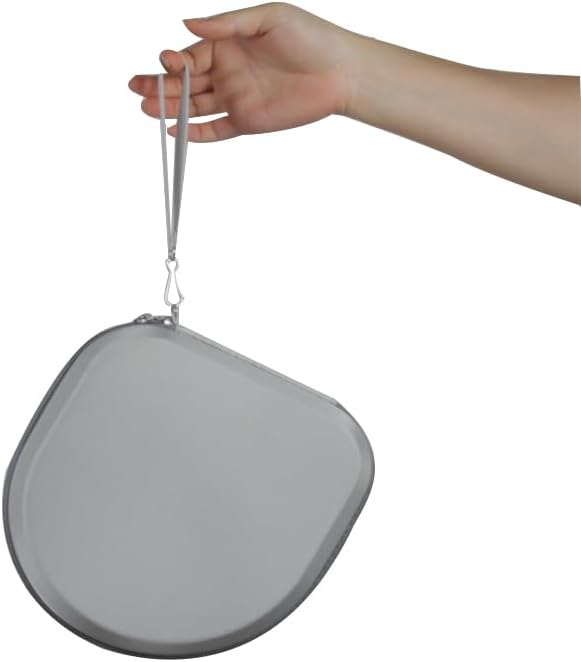 Adada Hard Travel Case for Silensys E7/PurelySound E7 / MOVSSOU E7 /COWIN E7 / Tapela E7/ Audonia E7 Active Noise Cancelling Bluetooth Headphones (Grey)