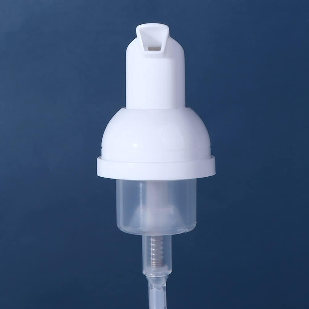 Clear Plastic Foam Pump Bottle Set,30/40/50/60ml Portable Travel Mini Cosmetic Dispenser Shampoo Cleanser Empty Bottle,Refillable Containers (60ml)