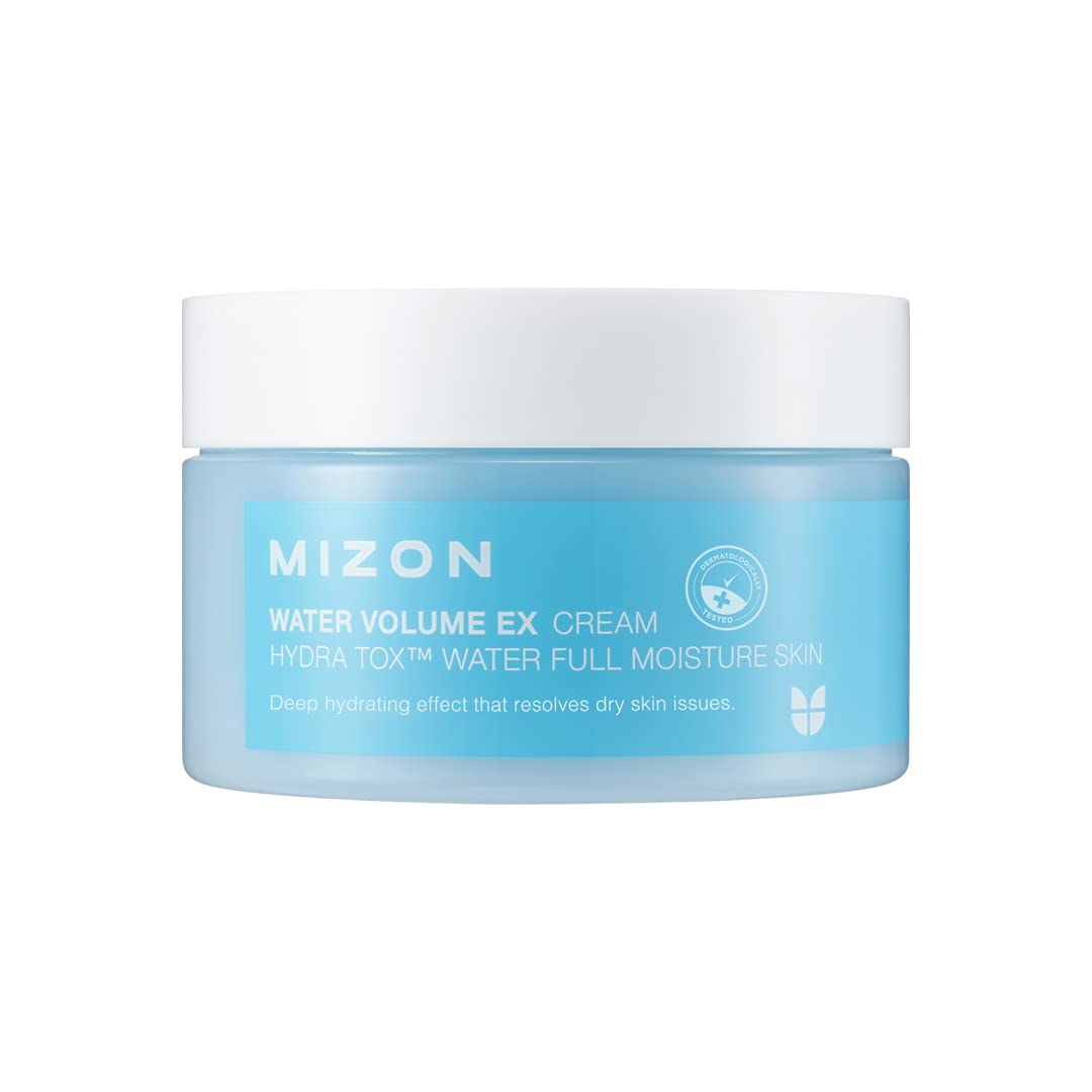 MIZON Water Volume EX Cream, Moisture Deep Hydration Cream Soft Skin Korean skin care (100ml/ 3.38 fl oz)