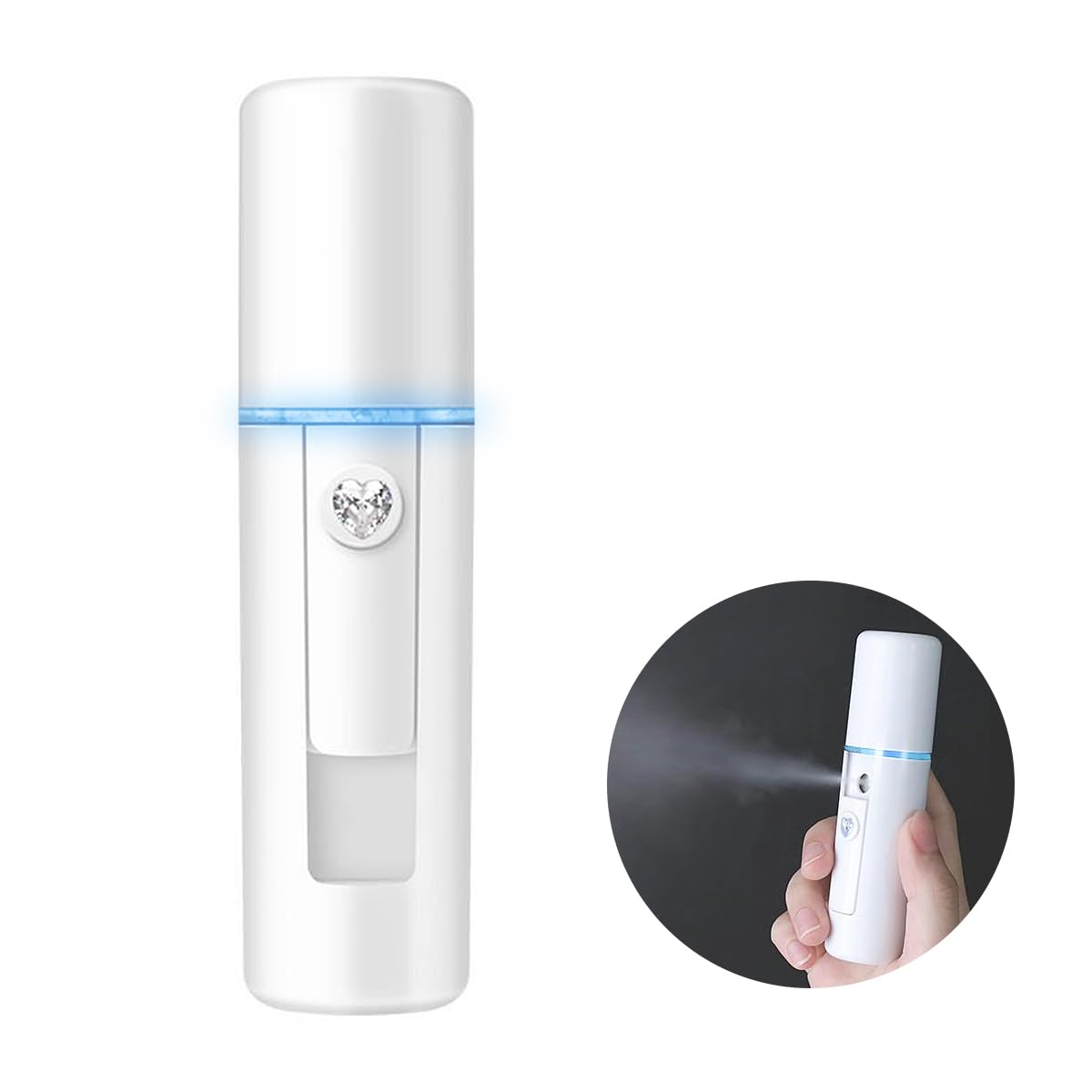 FRCOLOR Nano Facial Mister Atomization Eyelash Extensions Mist Atomization Facial Humectant Cool Mist Face Hydration Sprayer Beauty Skin Care