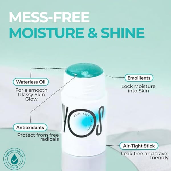 WYOS Oil Moisturizer Stick & Clay Face Mask Stick Stocking Stuffer Bundle | Travel Size, Leak Free, Vegan, Cruelty Free, Portable, Sulfate Free, Paraben Free