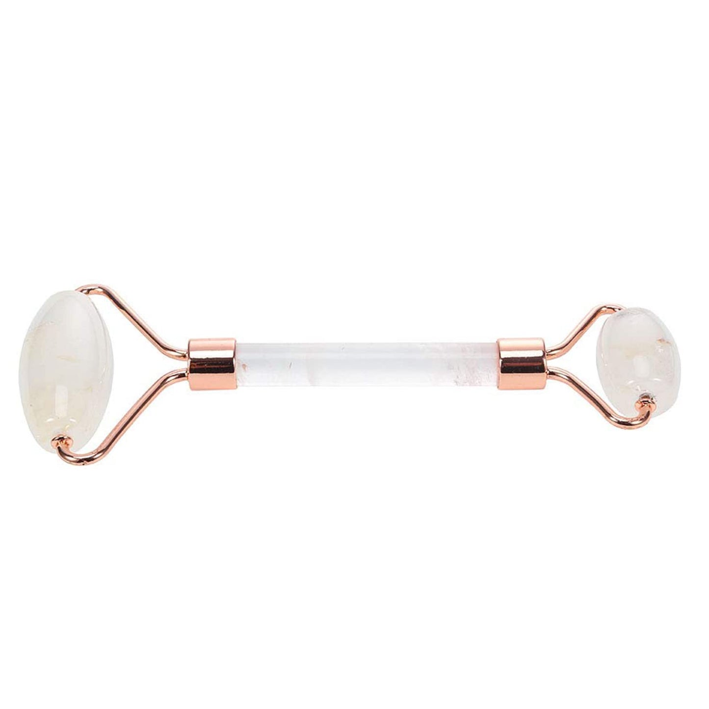 C CRYSTAL LEMON White Natural Face Roller, Jade Gua Sha Sculptor for Aging Wrinkles and Puffiness - Natural White Facial Roller Guasha Tool - Premium Jade Face Roller Cold Roller for Face