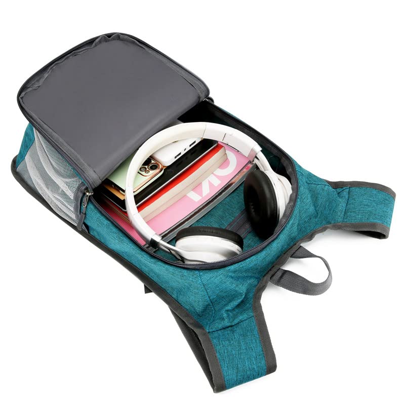 DOJUNS Hiking Backpack 15L Small Travel Backpack Lightweight Foldable Daypack Packable Camping Backpacks for Women Men (Orange)