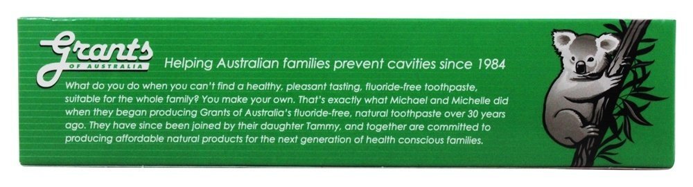 Grants of Australia - Natural Toothpaste Mild Mint with Aloe Vera - 3.85 oz.