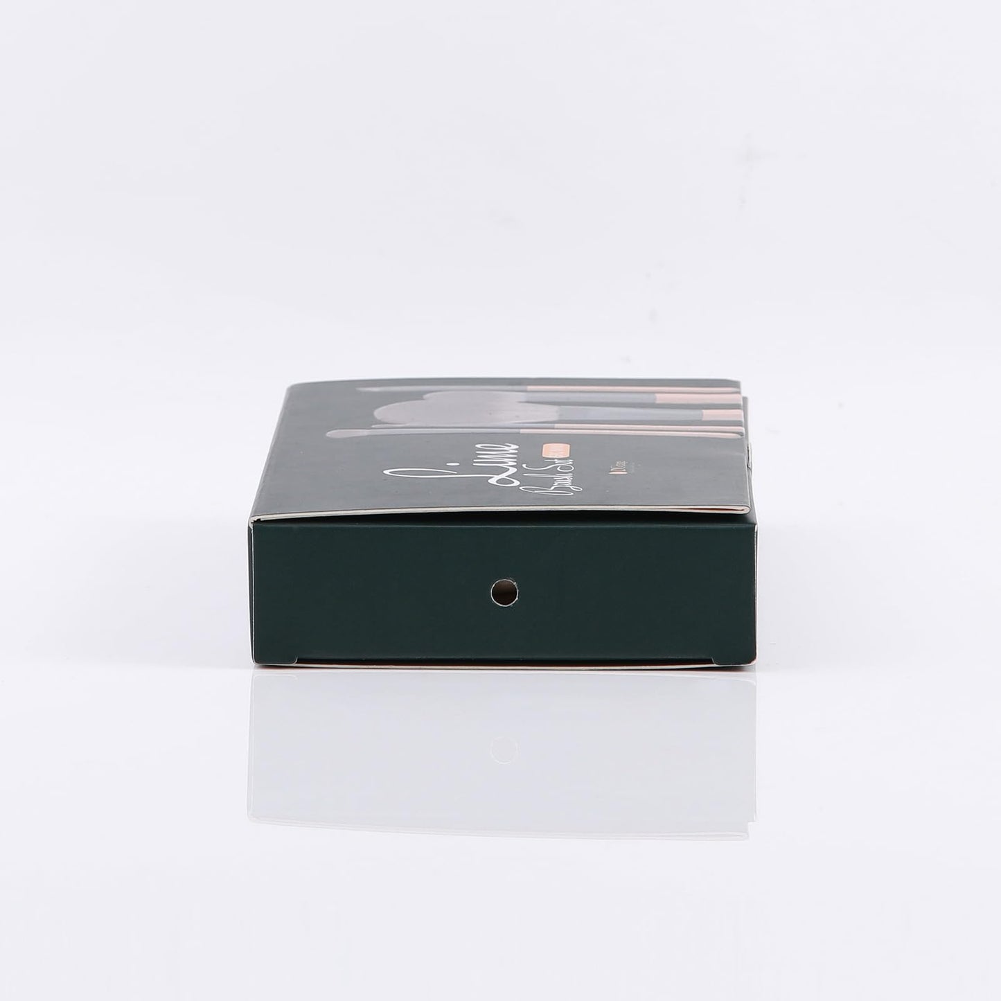 DUcare Travel Makeup Brushes Set with Bag,5PCS Portable Mini Cosmetic Brushes Kit for Powder,Blush,Foundation, Eyeshadow, Tapered Kabuki Coverage Mineral Bronzer Buffing Brush Green