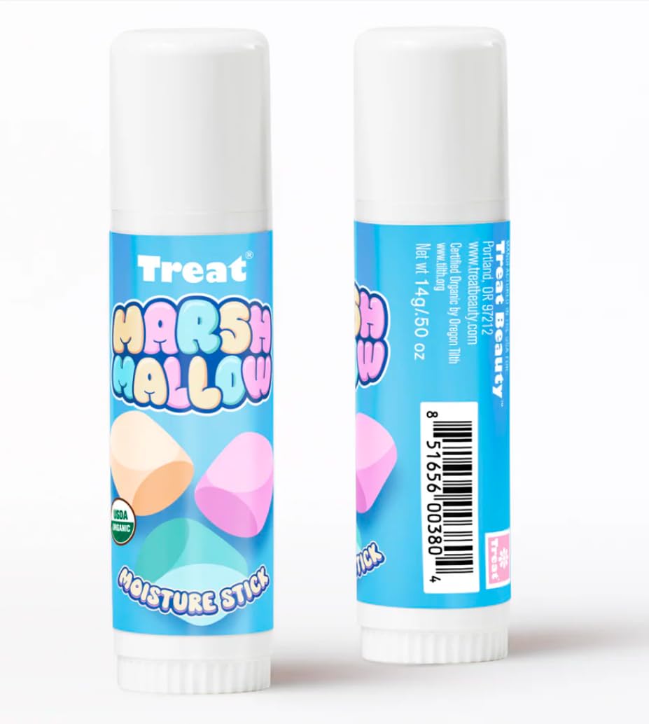 TREAT BEAUTY Organic Marshmallow Moisture Stick, 0.5 OZ