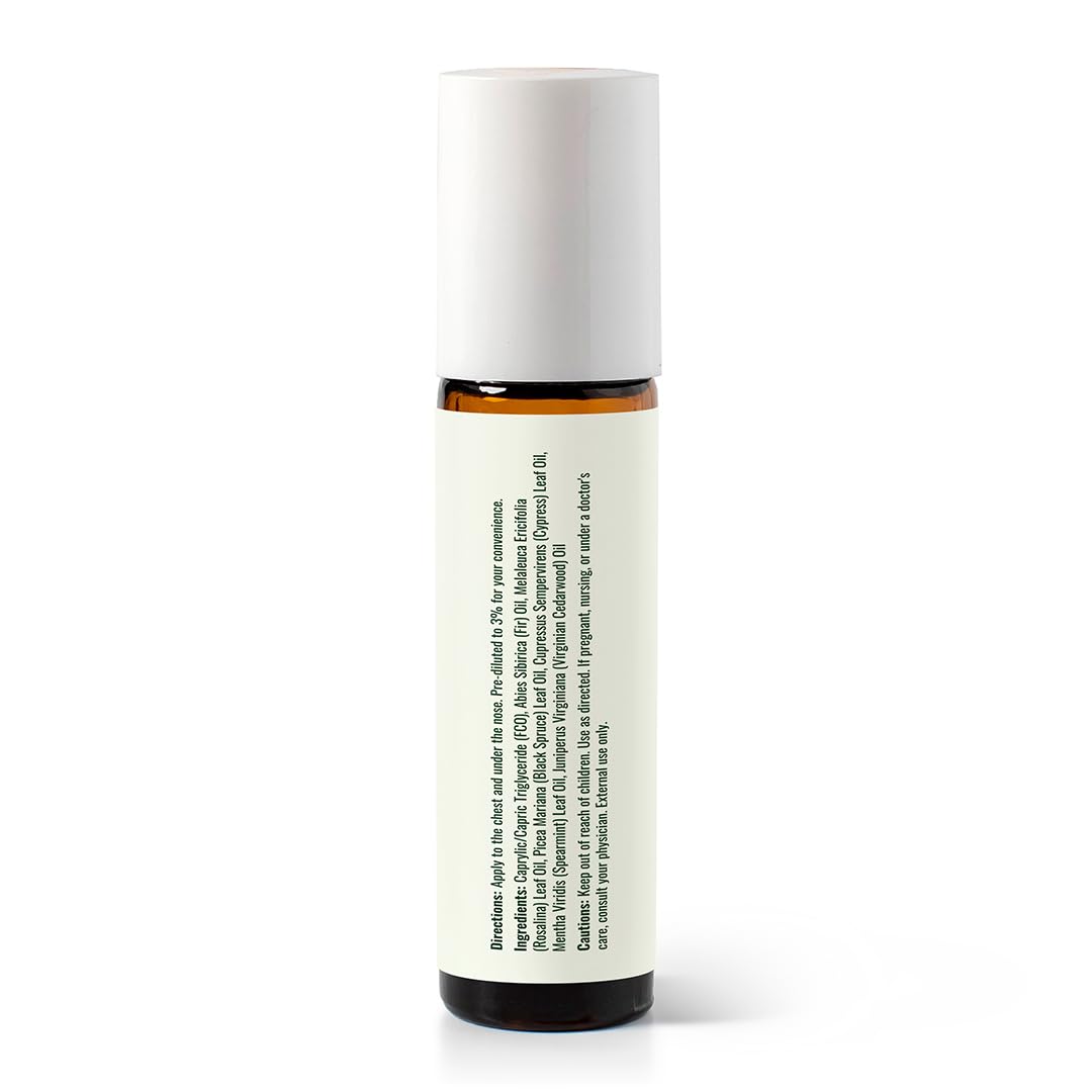 Plant Therapy KidSafe Sniffle Stopper Essential Oil Blend Pre-Diluted Roll-On 10 mL (1/3 oz) Respiratory Support Blend 100% Pure, Natural Aromatherapy, Therapeutic Grade