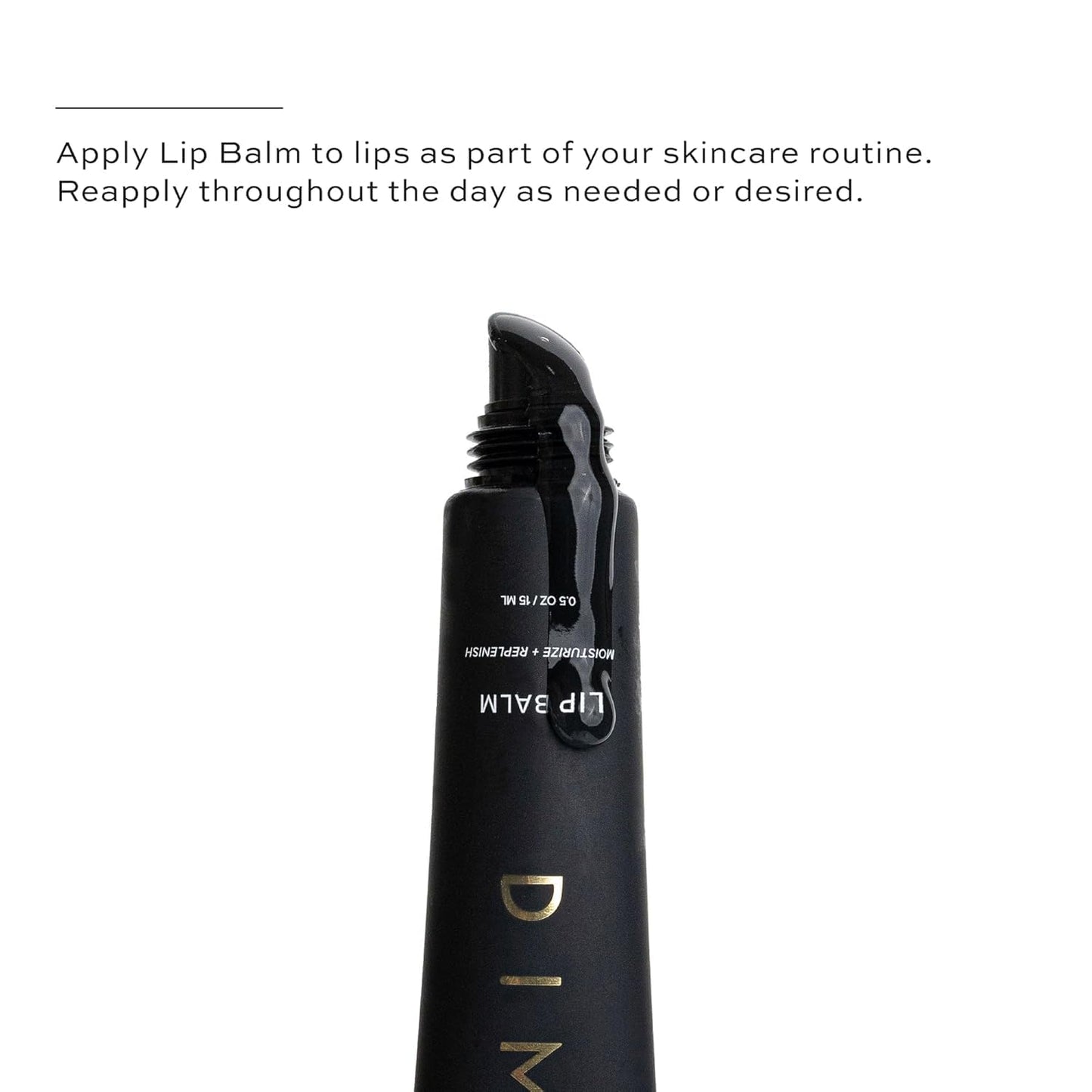 DIME Beauty Lip Balm, Hydrating Lip Balm and Gloss, Vegan & Cruelty-Free, Anti-Aging Lip Care, .5 oz / 15 ml