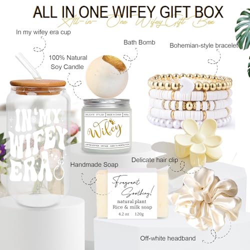 Bridal Shower Gifts,Bride To Be Gifts, Wifey Gifts,Bachelorette Gifts For Bride, Wedding Gifts Engagement Gifts For Her, Bachelor Party Gifts Fiance Gifts - In My Wifey Era - Newly Engaged Gifts Ideas