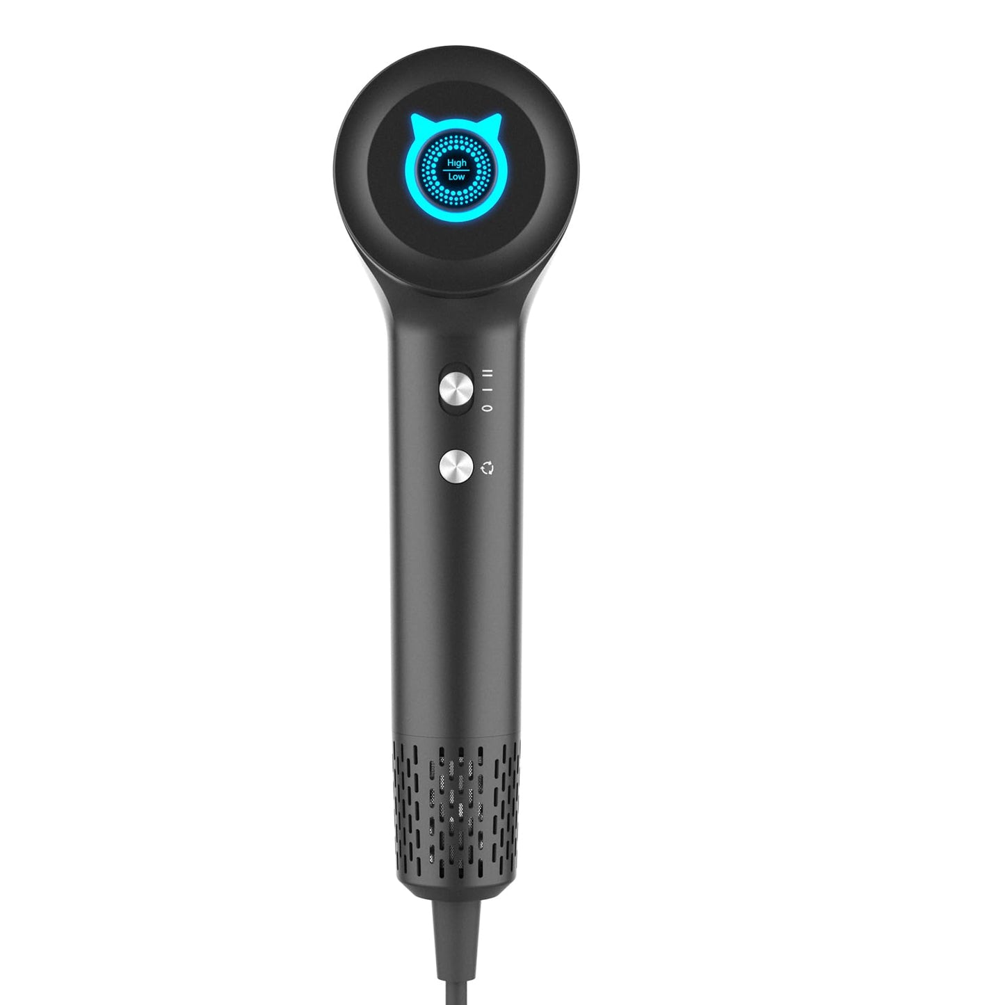 BQSS Hair Dryer,110000rpm Plasma Blow Dryer Positive Negative Ionic Hair Dryers for Women,Portable Travel Hair Dryer with LED Display Concentrator Nozzle,Hair Blow Dryer for Style at Home Travel