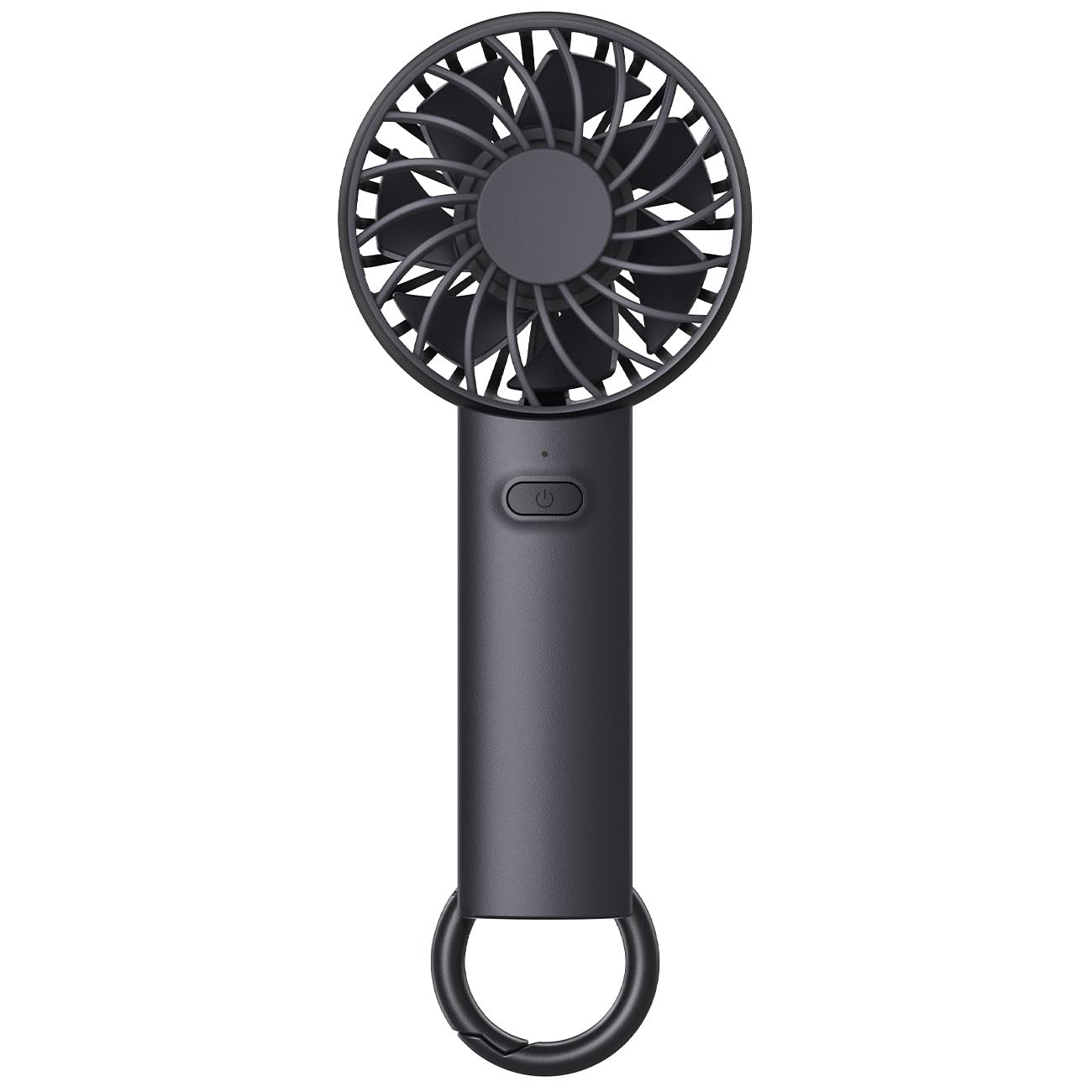 Lamicall Mini Portable Fan, 3 Speed Handheld Fan, Rechargeable Battery Personal Fan Makeup Eyelash Dryer Small Desk Fan for Travel Office Outdoor Women Men Cute Design-Black