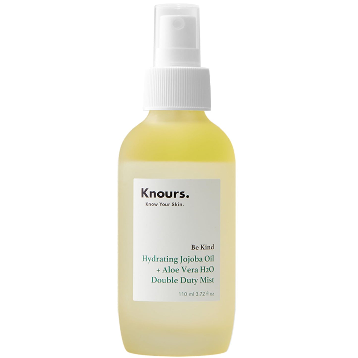 Knours Korean Cycle-Conscious 3 M's Hydrating Jojoba Oil + Aloe Vera H2O | Knours Be Kind Face Mist Spray | Vegan Squalane | Dry, Sensitive Skin | for Redness | EWG Verified |110ml/3.72oz