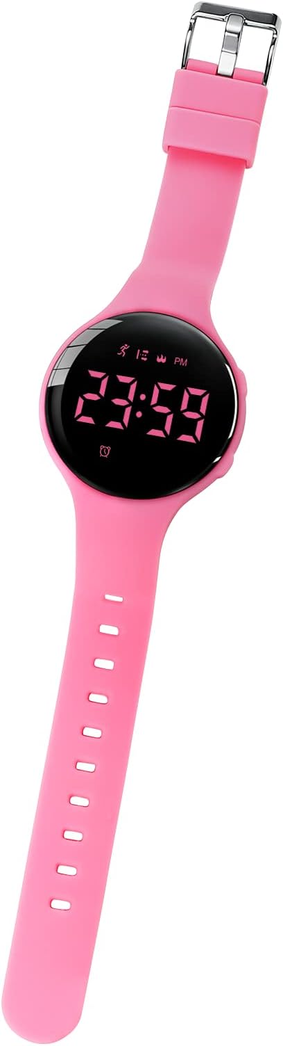 Kids Watches for Girls Boys Digital Sport Watch with Step Counter Pedometer Vibration Alarm Clock, No App Waterproof Fitness Tracker Kids Watch Boys Girls Teens Students Ages 5-16