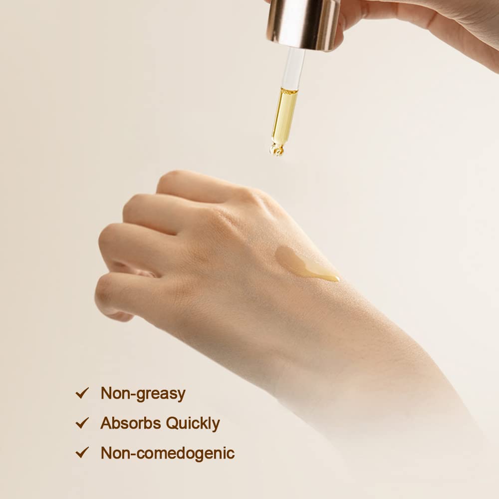 Neutriherbs Rosehip Seed/Jojoba/Grape Seed Oil with Vitamin C, Nourishing Dry Skin Face Oil, Smooth Wrinkles & Fine Lines, Brighten & Balance Skin, 30ml/1 fl.oz