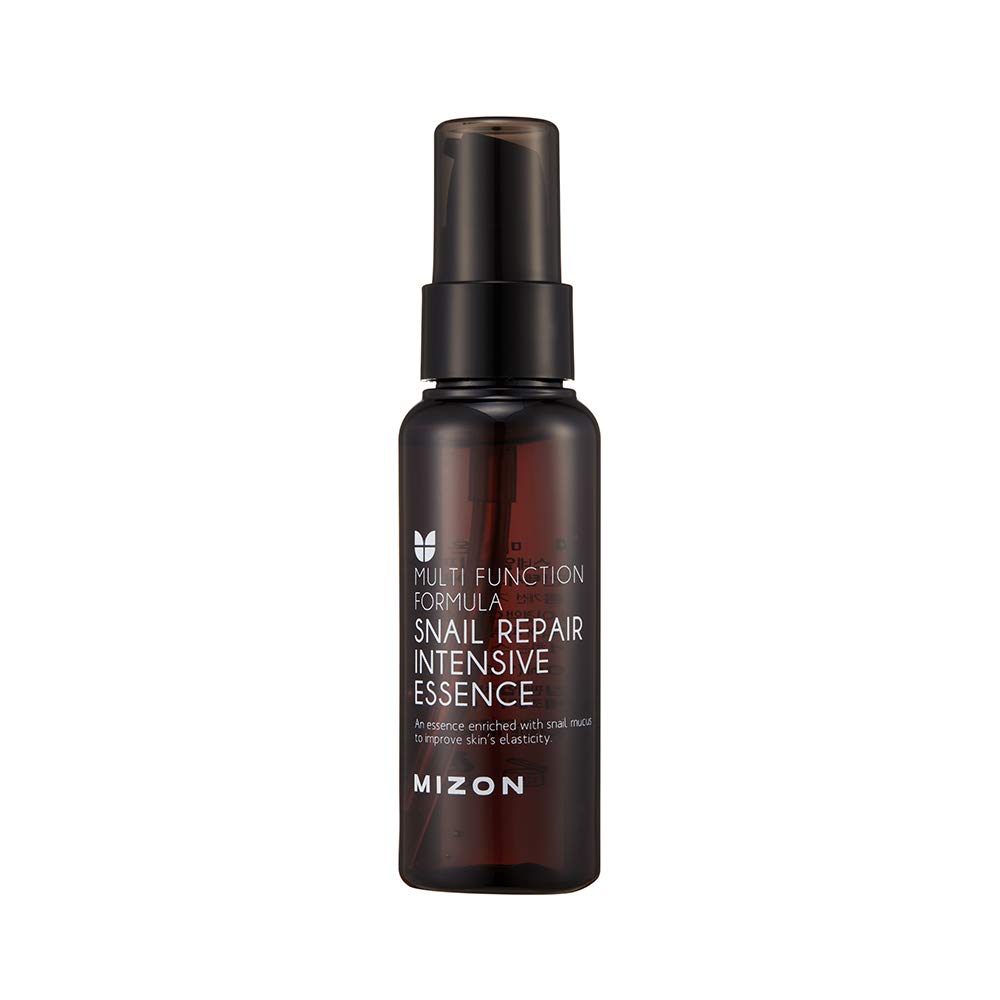MIZON Snail Line Set, Korean Snail Skincare Essentials Set, Mini Sized Snail Foam Cleanser, Toner, Essence, and All in One Facial Cream to Improve Skin Tone, Fine Wrinkles, Smooth, Moisturize.