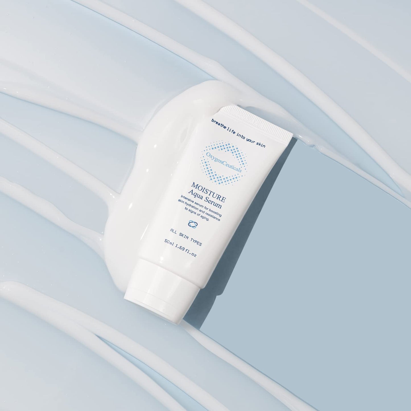 OxygenCeuticals Moisture Aqua Serum – Deep Hydrating & Moisturizing Serum with Sodium Hyaluronate, Jojoba Oil & Propolis, Non-Irritating Formula for Dry, Oily & Acne-Prone Skin. 1.01 fl.oz (30ml)