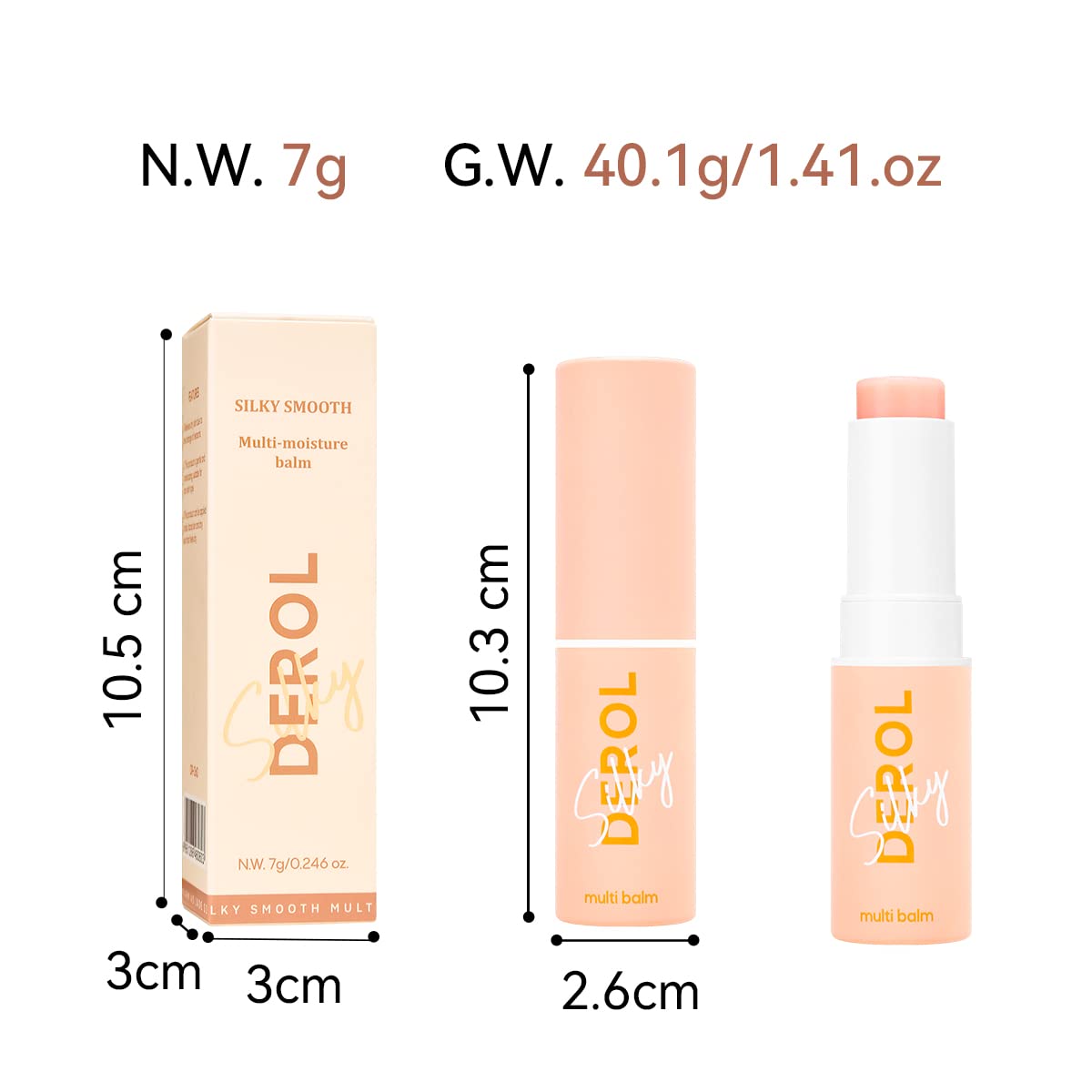 RILIMIOO Lightweight Face Balm, Hydrates Instantly Wrinkle Balm, Face Glow, Eye Balm, Moisturizing Multi Balm Stick to Hydrate and Smooth Dry Skin for Face,Lip & Eye, Facial Moisturizer Stick