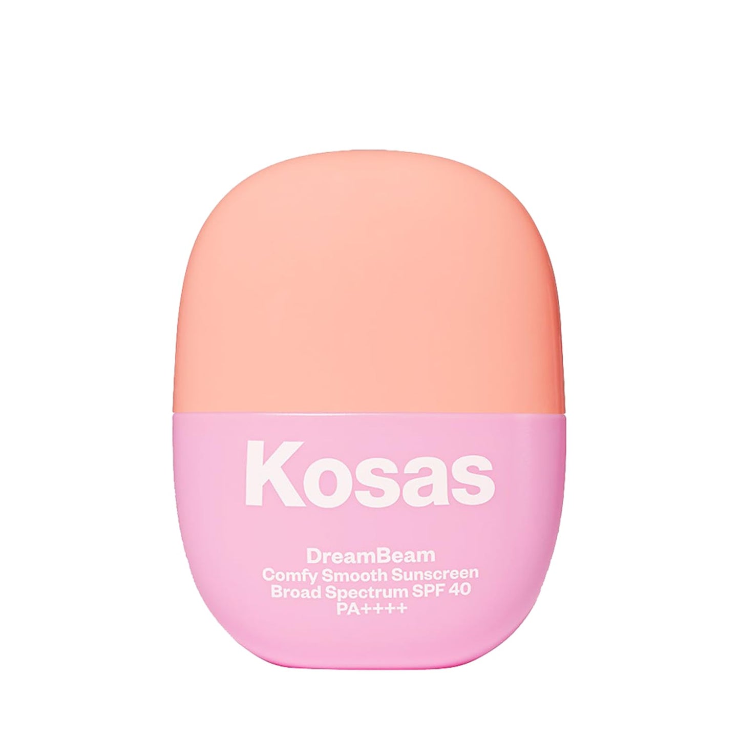 Kosas Mini DreamBeam Mineral Sunscreen SPF 40, Travel Size Face Sunscreen - Lightweight Makeup Base - Radiant Finish, Original, 15ml