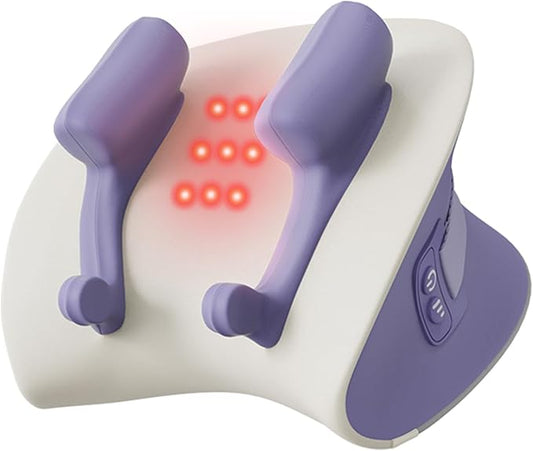 Electric Massage Pillow,Designed for Neck Massage with red Light Heating Function, relieves Neck Pain and Headache.