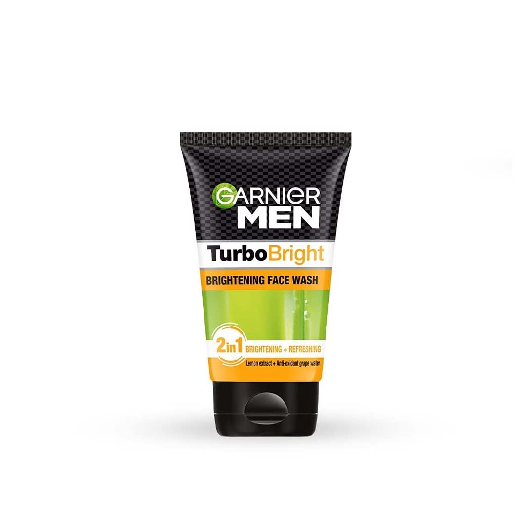 Garnier Men TurboBright Face Wash, 100 Gram