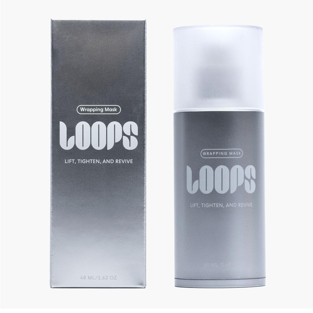 LOOPS Wrapping Mask - Lifts and Firms Skin - Anti-Aging Skincare - Collagen Face Masks - Skin Tightening Facial - Collagen Night Wrapping - Collagen's Mask's Overnight - Overnight Face Mask