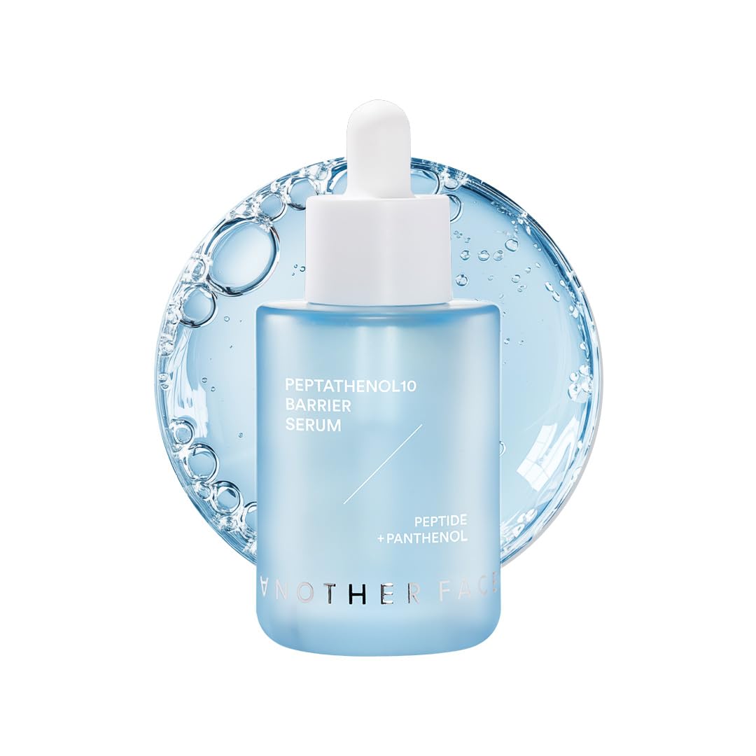 ANOTHER FACE PEPTATHENOL10™ BARRIER SERUM 1.35 Fl. Oz. | Multi Peptide for face, Total Package Serum, Glowing & Firming for Skin Barrier, Soothing & Calming, Hydrating, Vegan, Korean Skin Care