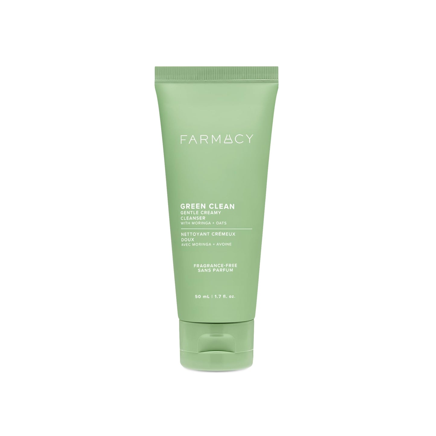 Farmacy Gentle Creamy Face Cleanser - Hydrating Facial Cleanser to Nourish & Help Remove Makeup & Impurities - Enriched with Aloe & Moringa Oil to Soothe, Purify & Refresh Skin (50ml)