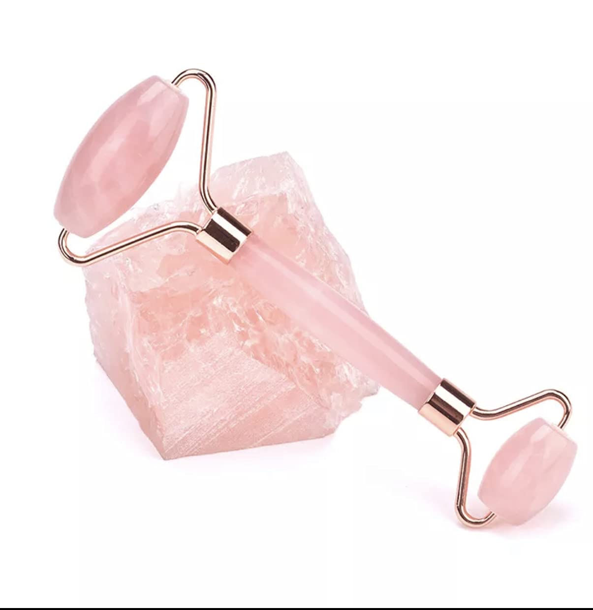 Face Roller Skin Care - Jade Roller Gua Sha Set, Rose Quartz Face Roller | Ultimate Facial Skin Care Products & Beauty Products Tools | Jade Facial Roller for Face and Eye Massager