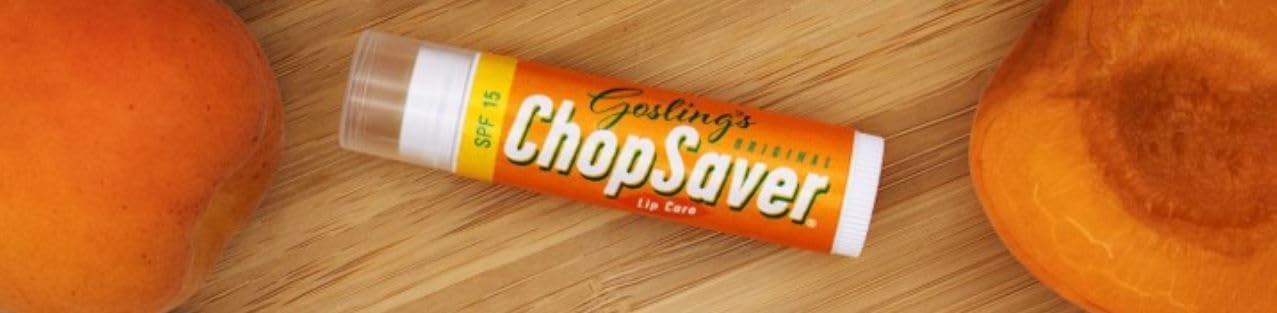 Goslings Original ChopSaver SPF 15 Lip Care, All Natural Lip Balm with SPF, Chapstick for Musicians and More, Effective Relief for Dry, Cracked Lips and Skin, Made in USA, 0.15 Oz (Pack of 6)