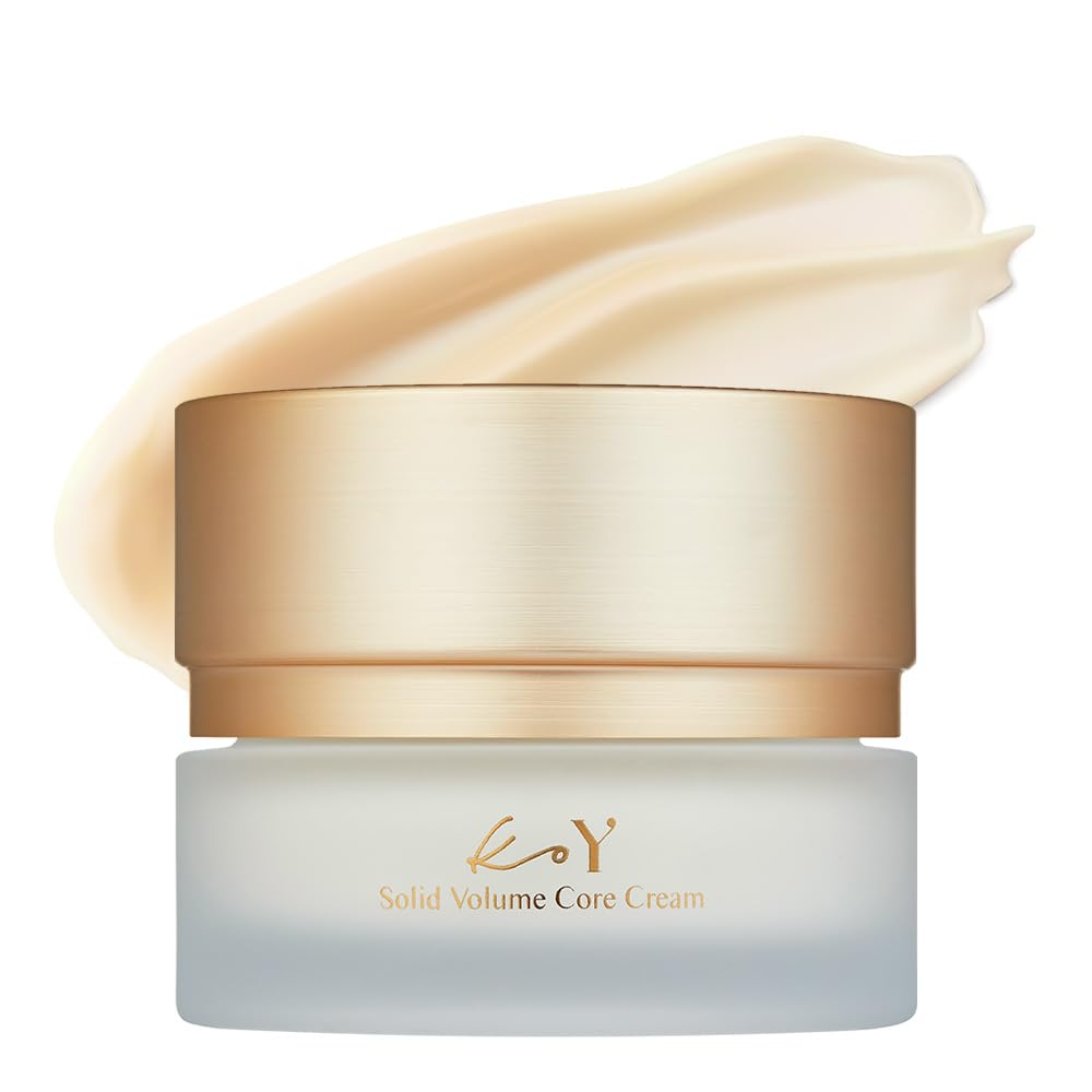 KOY Solid Volume Core Collagen Cream - Collagen Face Moisturizer for Deep Hydration and Skin Density with Skin Defender Complex - Overnight Anti-Aging - Korean Skin Care, 1.69 fl.oz