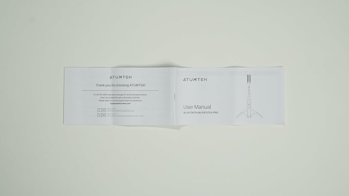 ATUMTEK Selfie Stick Tripod, 3-in-1 Extendable Aluminum Phone Tripod with Detachable Bluetooth Remote, Compatible with iPhone 17/16/15/14/13/12/11/11 Pro/XS Max/XR and Samsung Smartphones, White