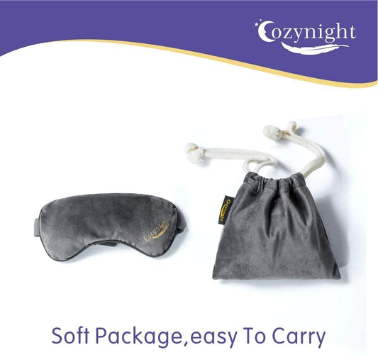 Cozynight Weighted Lavender Eye Mask for Sleeping, Yoga, Dry Eyes, Headache, Migraine Relief - Great Relaxation Gifts for Mom, Dad, Women, Men - Aromatherapy Lavender Eye Pillow Gift