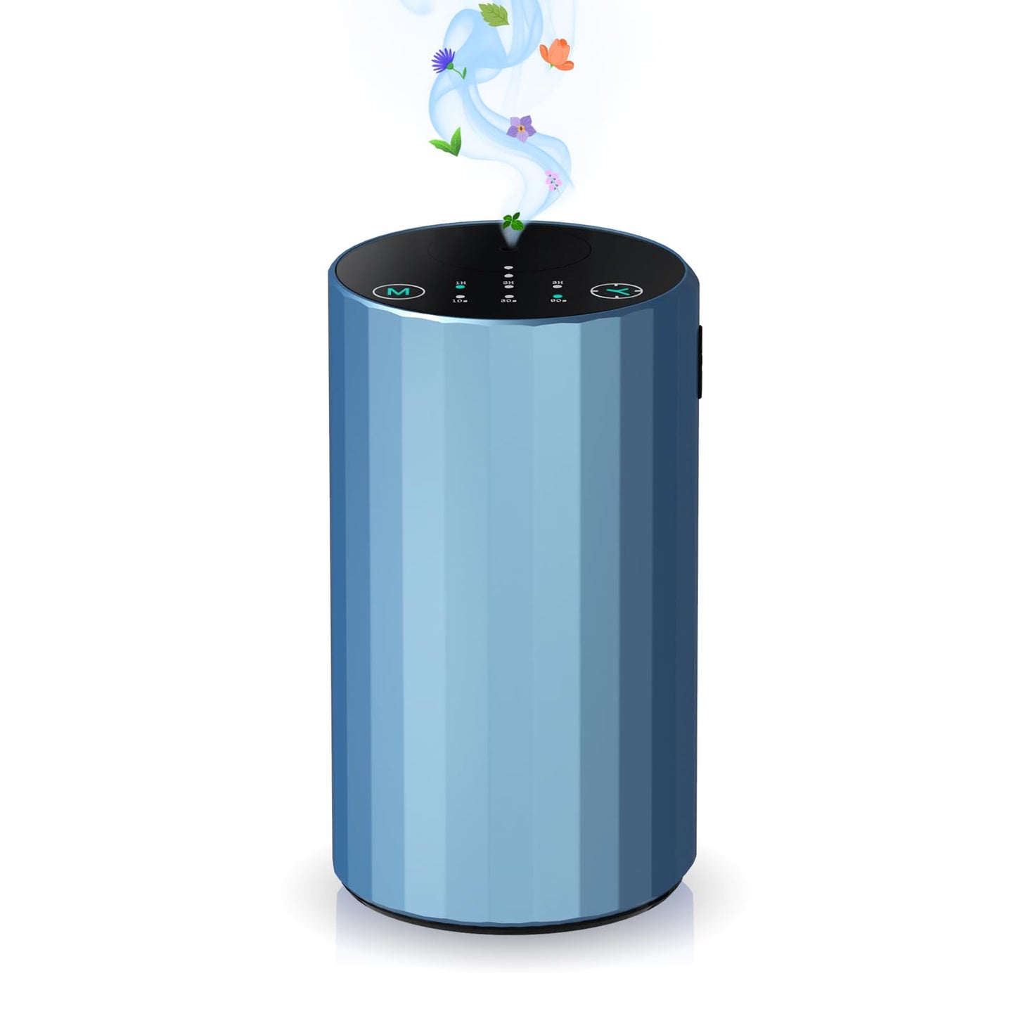 Waterless Essential Oil Diffuser Aromatherapy Scent Diffusers for Home Large Room, Bedroom, Car, Office, Desk, Battery Operated Mini Portable Air Freshener, 3 Countdown Timers & 3 Mist Levels