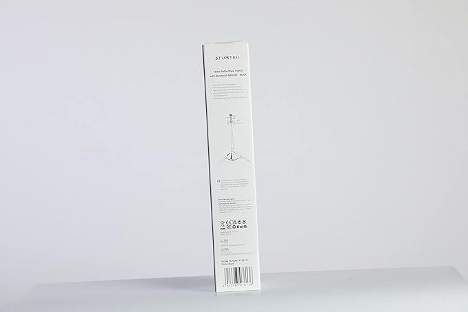 ATUMTEK 65" Selfie Stick Tripod, All in One Extendable Phone Tripod Stand with Bluetooth Remote 360° Rotation for iPhone and Android Phone Selfies, Video Recording, Vlogging, Live Streaming, Black