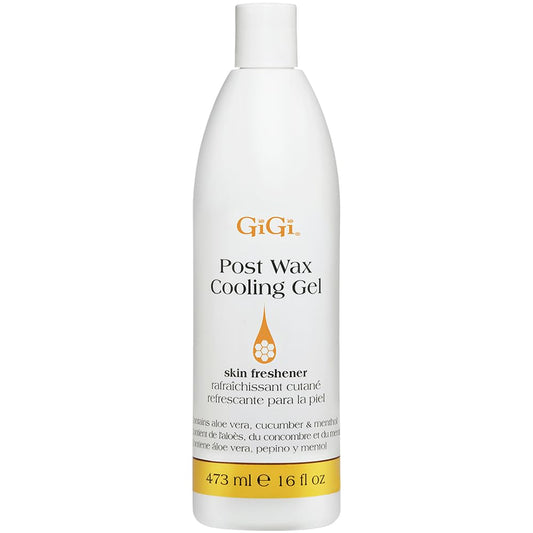GiGi Post Waxing Cooling Gel - Soothing After Wax Treatment, Skin Freshener & Moisturizer for Smooth Skin, 16 fl. oz.